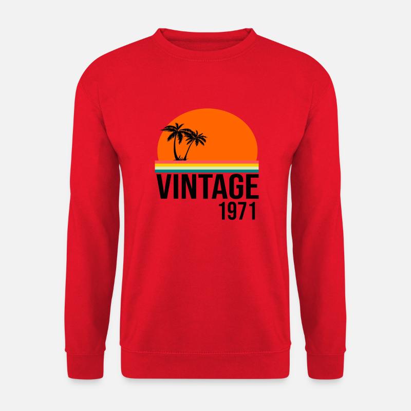 Jahrgang 1971 - Unisex Pullover - Rot