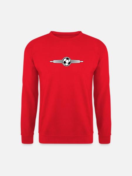 Soccer Symbol Line - Unisex Sweatshirt - red