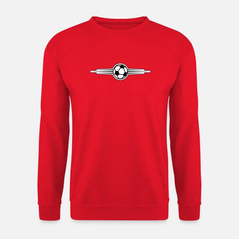 Soccer Symbol Line - Unisex Sweatshirt - red