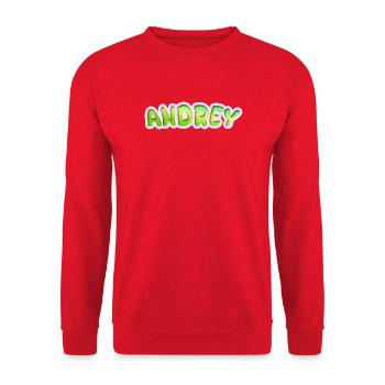 Andrey as a profession - Unisex Sweatshirt - red - Front - Alina (178cm) & Michal (187cm)