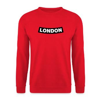 London Chapter Element (JGA MC-Rocker-Design) - Unisex Pullover - Rot - Vorne - Alina (178cm) & Michal (187cm)