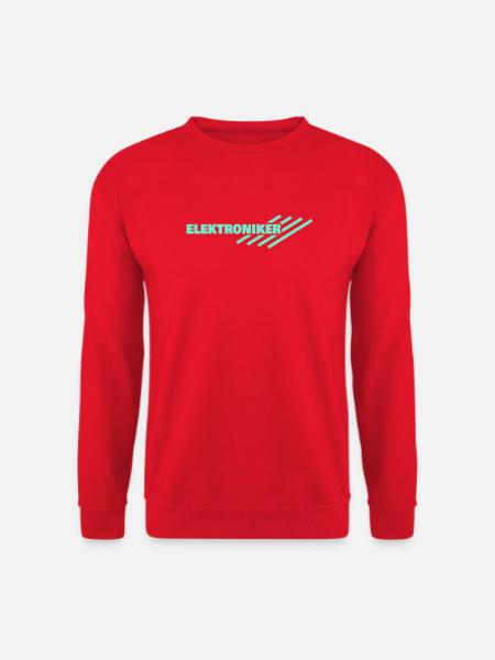Elektroniker als Beruf - Unisex Pullover - Rot