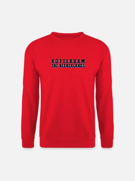 Rotterdam Europa - die Niederlande - Unisex Pullover - Rot