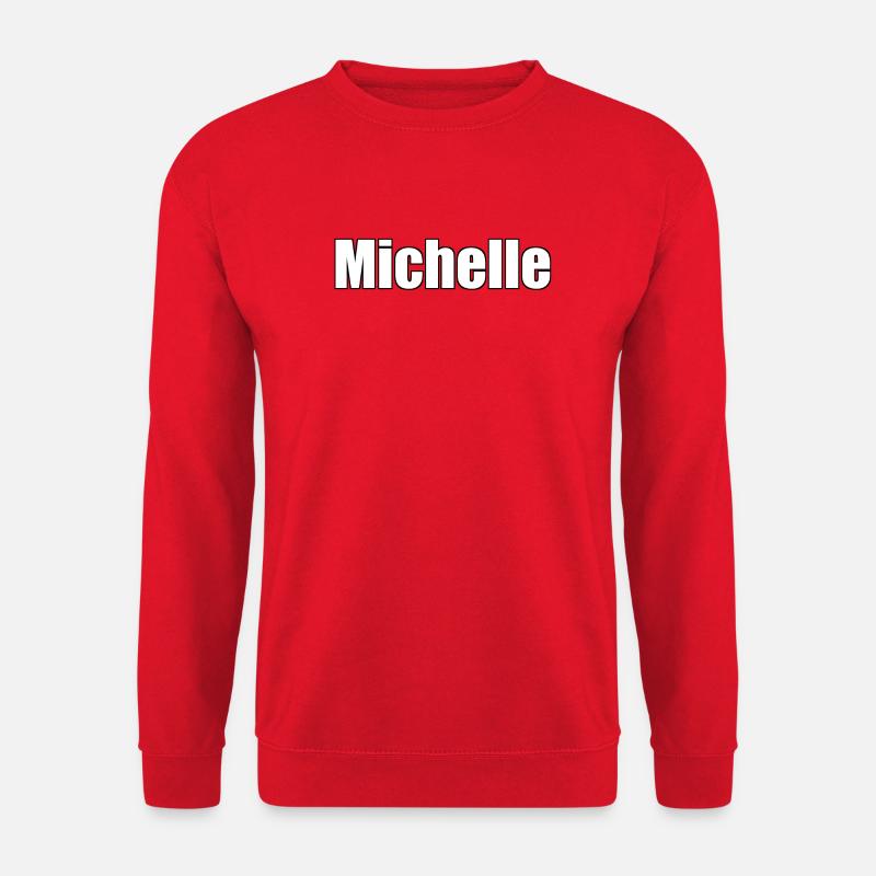 Michelle - (Vorname) - Unisex Pullover - Rot