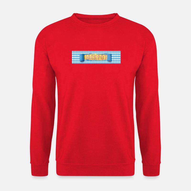 Jackpot Retro Banner Vintage Style - Unisex Sweatshirt - red