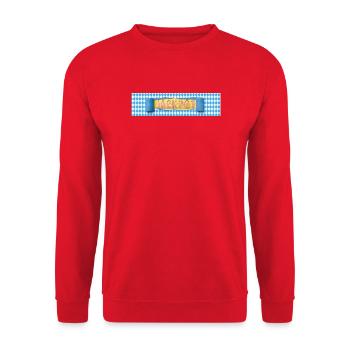 Jackpot New Job Success Gift Motivation - Unisex Sweatshirt - red - Front - Alina (178cm) & Michal (187cm)