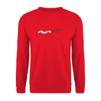 Below The Surface Ocean Inspired T-Shirt  - Unisex Pullover - Rot - Vorne - Alina (178cm) & Michal (187cm)