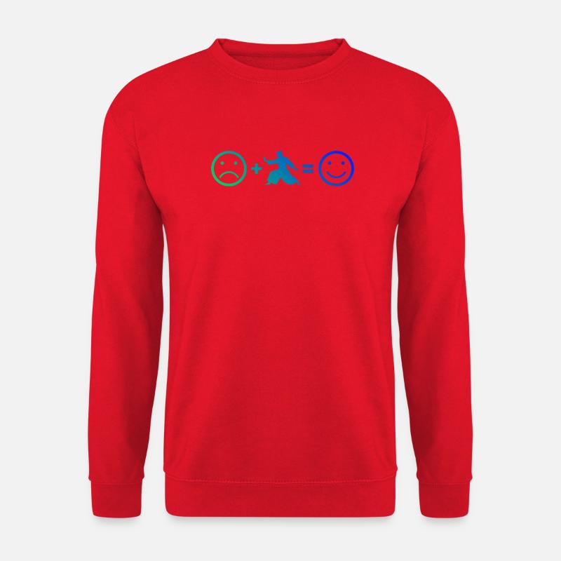 Selbstverteidigung Geschenkidee für Aikido-Prüfung - Unisex Pullover - Rot
