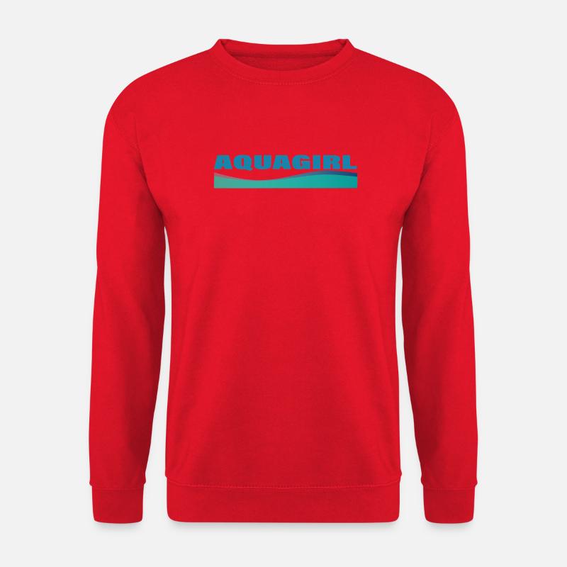 AQUAGIRL - Unisex Pullover - Rot