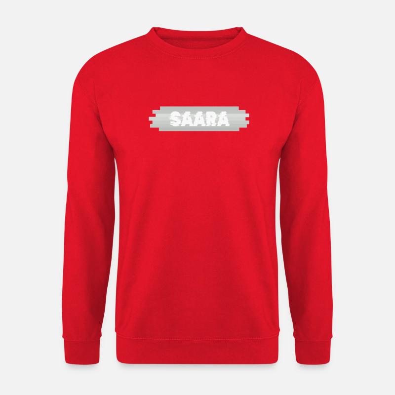 Name Saara - Unisex Pullover - Rot