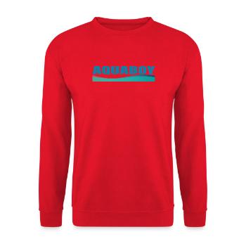 AQUABOY - Unisex Sweatshirt - red - Front - Alina (178cm) & Michal (187cm)