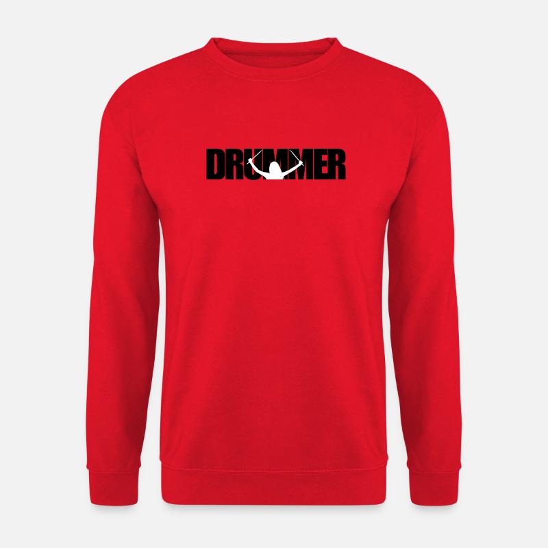 Drummer Hero - Unisex Pullover - Rot