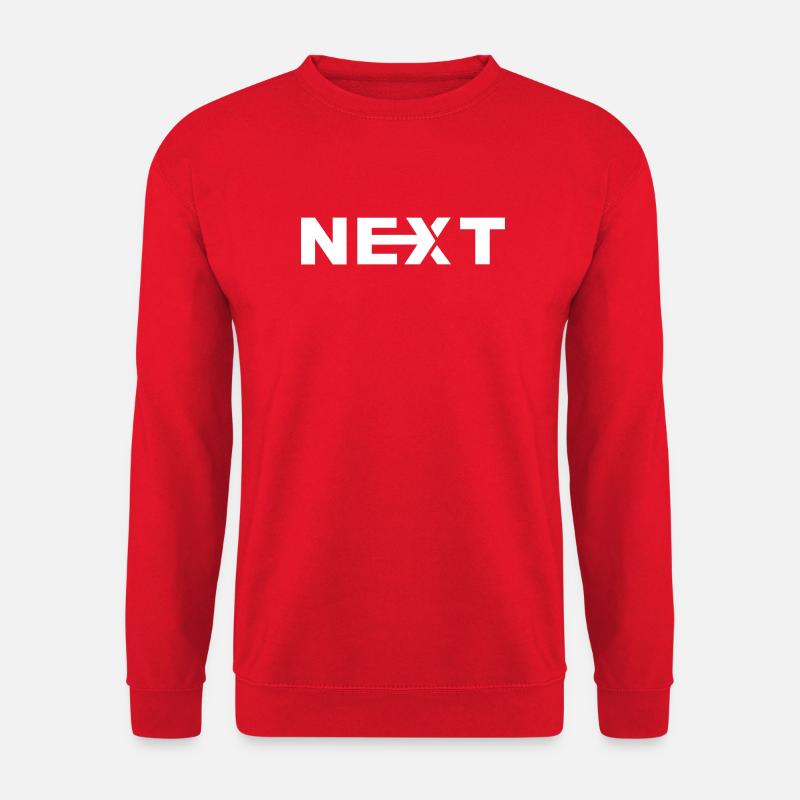 Next White Text - Unisex Sweatshirt - red