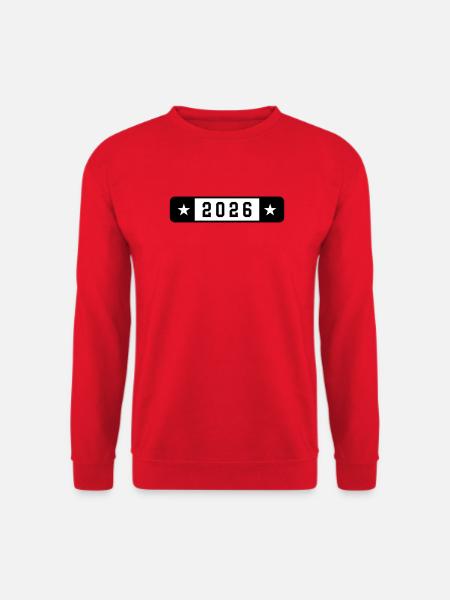 2026 - Sweat-shirt Unisexe - rouge