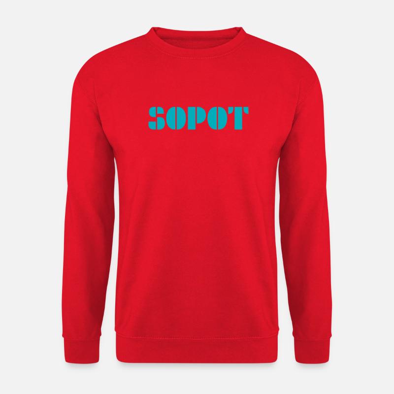 SOPOT Retro - Unisex Pullover - Rot