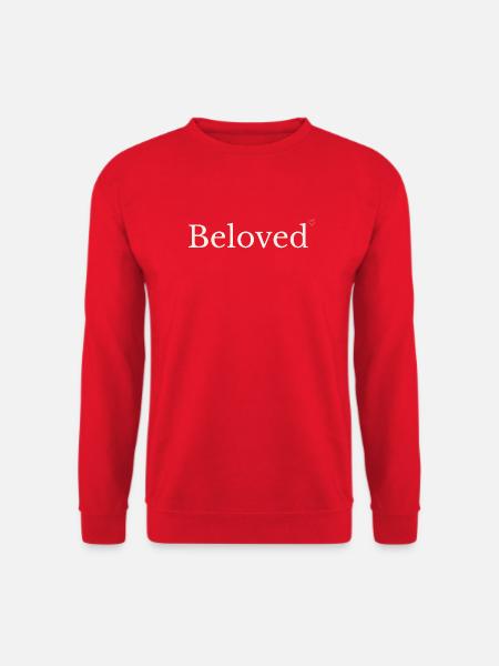 Geliebter Christian | Minimalistisches Herzdesign - Unisex Pullover - Rot