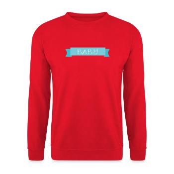 baby - Unisex Pullover - Rot - Vorne - Alina (178cm) & Michal (187cm)