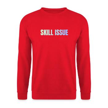 Gradient des problèmes de compétence - Sweat-shirt Unisexe - rouge - Devant - Alina (178cm) & Michal (187cm)