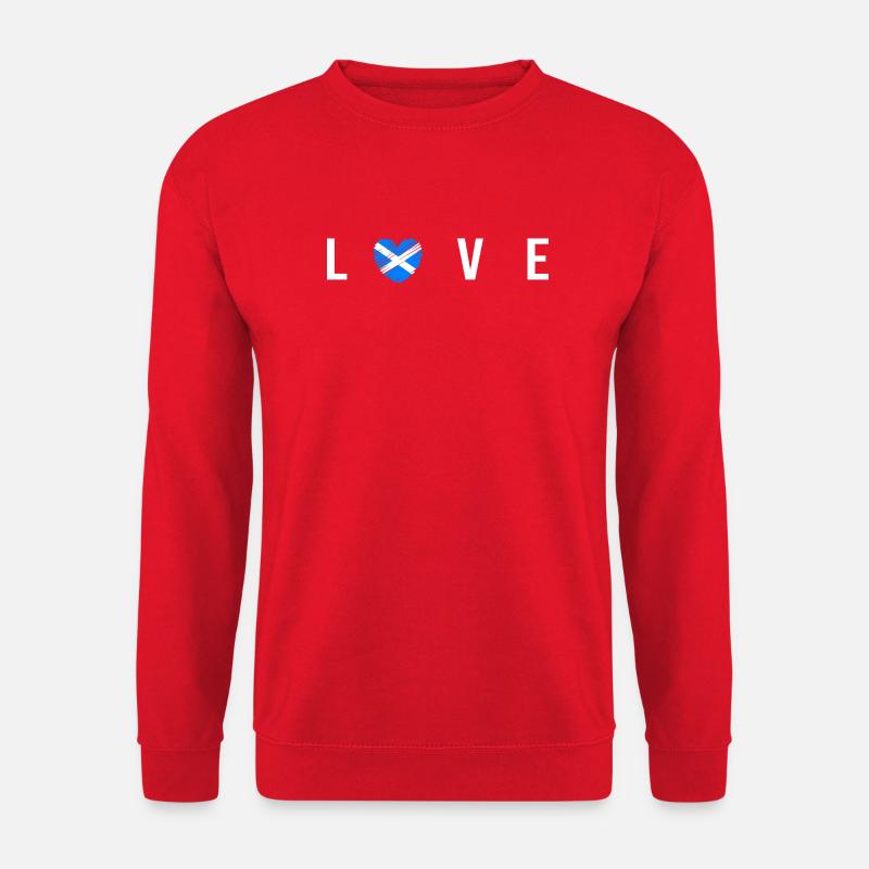 Schottland - Unisex Pullover - Rot