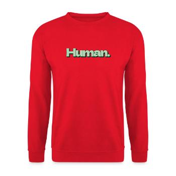 Lien avec la nature humaine - Sweat-shirt Unisexe - rouge - Devant - Alina (178cm) & Michal (187cm)