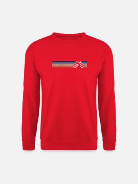 Fahrrad Vintage Retro - Unisex Pullover - Rot