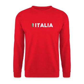 request_image_needed - Sweat-shirt Unisexe - rouge - Devant - Alina (178cm) & Michal (187cm)