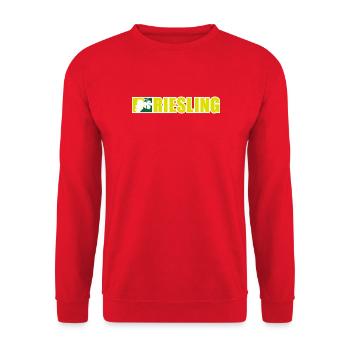 MLW - Team Riesling - Unisex Pullover - Rot - Vorne - Alina (178cm) & Michal (187cm)