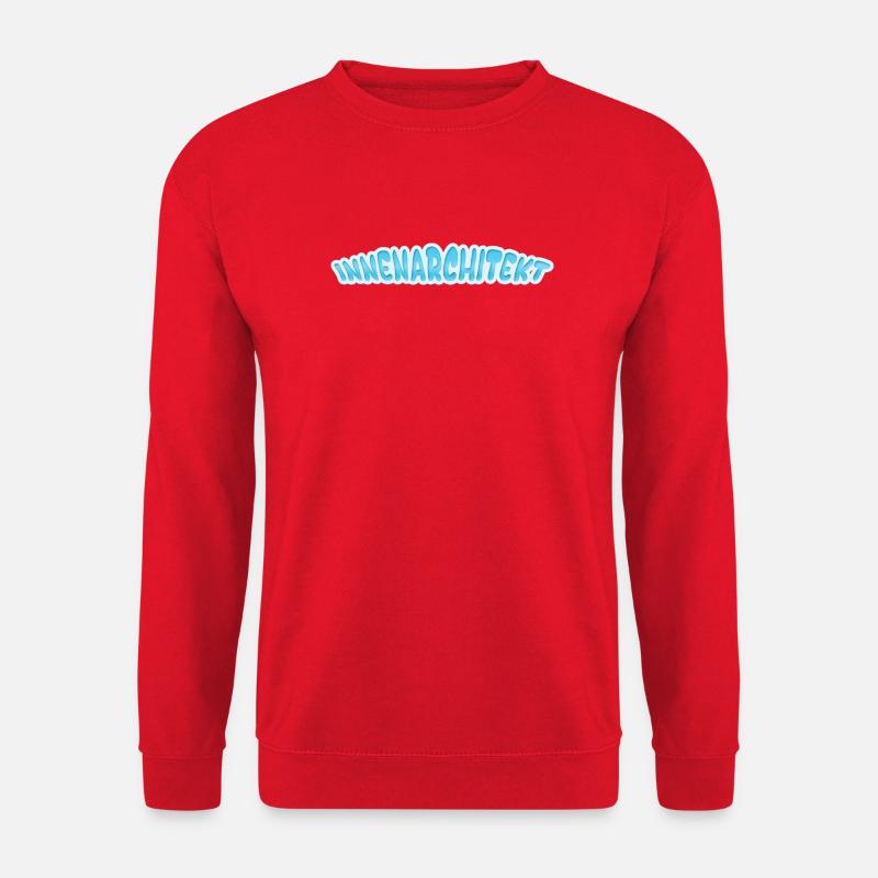 Innenarchitekt als Innenarchitekt - Unisex Pullover - Rot