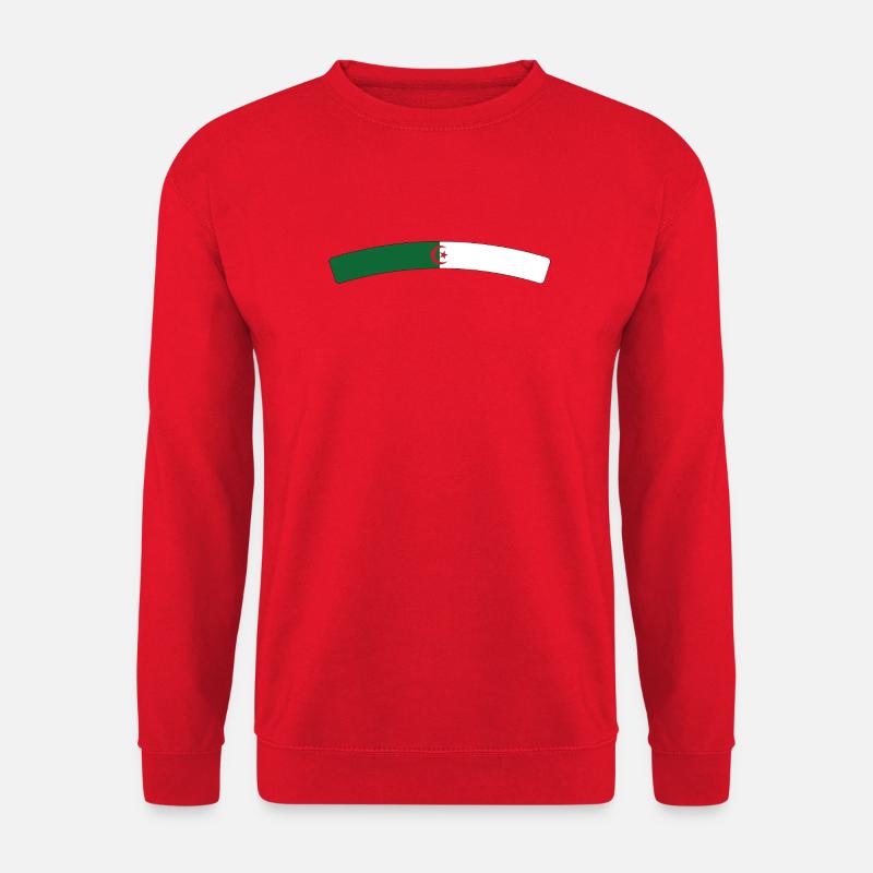 Algerische Flagge - Unisex Pullover - Rot
