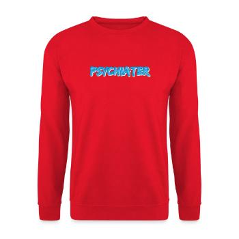 Psychiater - Unisex Pullover - Rot - Vorne - Alina (178cm) & Michal (187cm)
