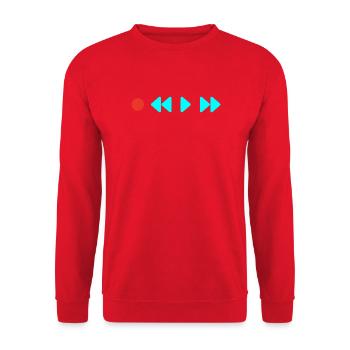 Kassettenkinder - Unisex Pullover - Rot - Vorne - Alina (178cm) & Michal (187cm)