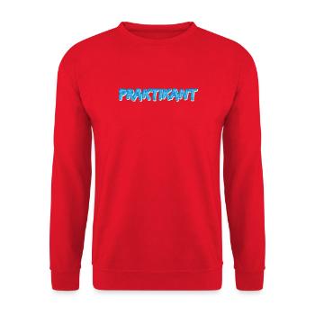 Gift for intern - Unisex Sweatshirt - red - Front - Alina (178cm) & Michal (187cm)