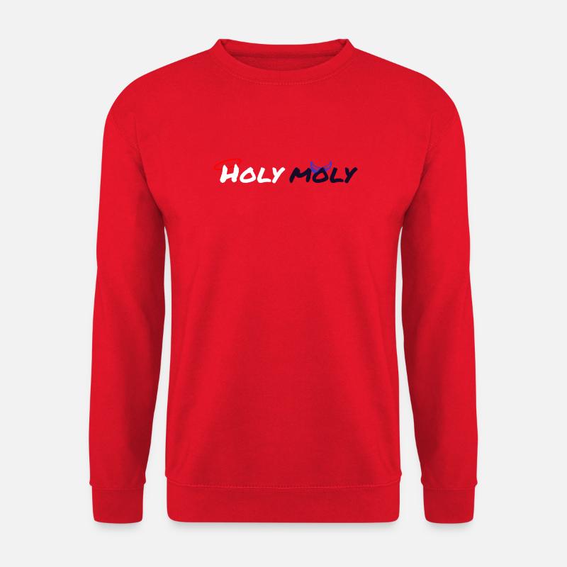 Holy Moly design - Unisex Sweatshirt - red
