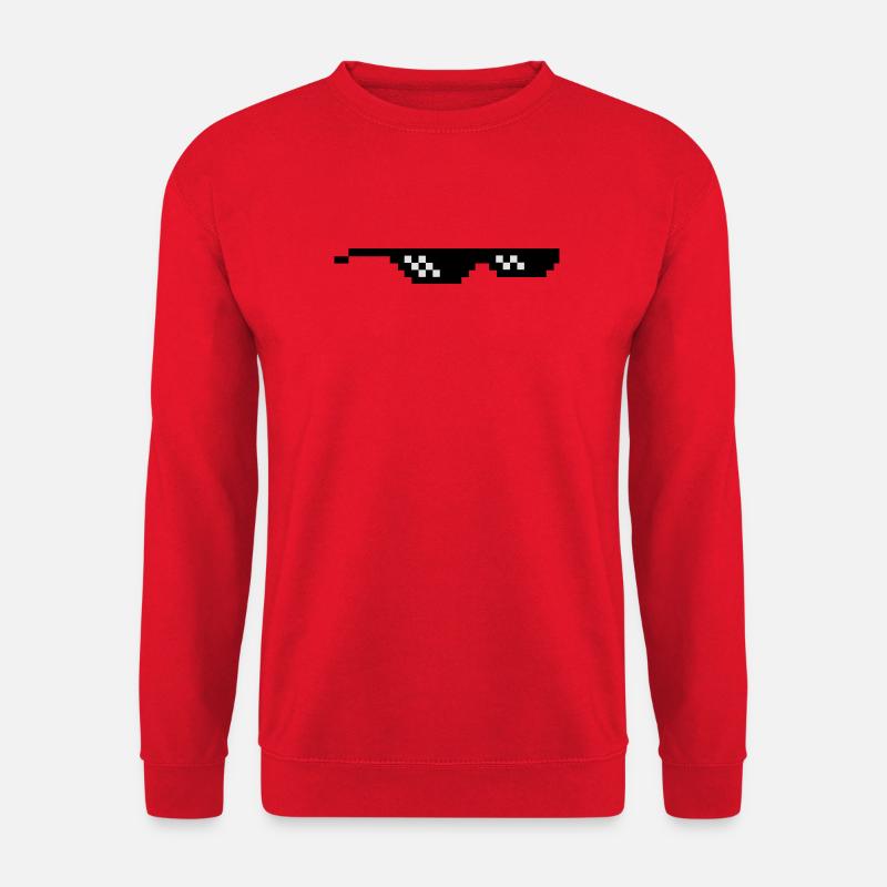 Pixelbrille Sunglasses Pixel - Unisex Pullover - Rot
