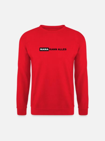 Mom can do everything Lettering - Unisex Sweatshirt - red