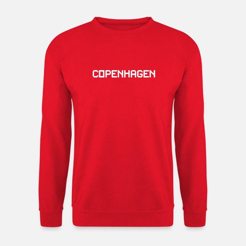 Copenhagen Denmark - Unisex Pullover - Rot