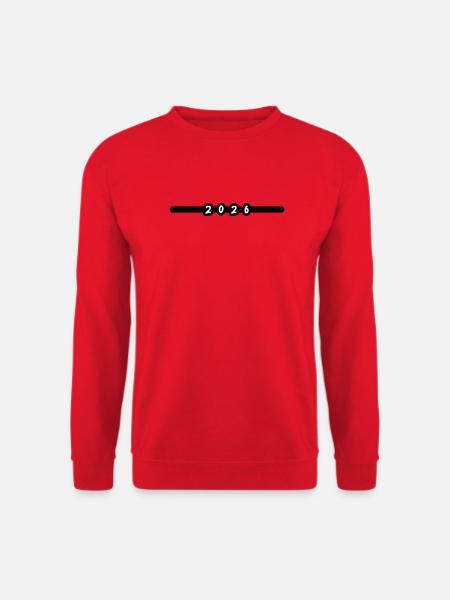 Année 2026 - Sweat-shirt Unisexe - rouge