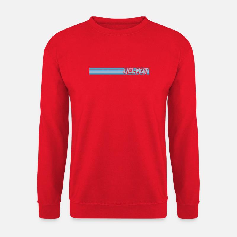 Helmut als Name - Unisex Pullover - Rot