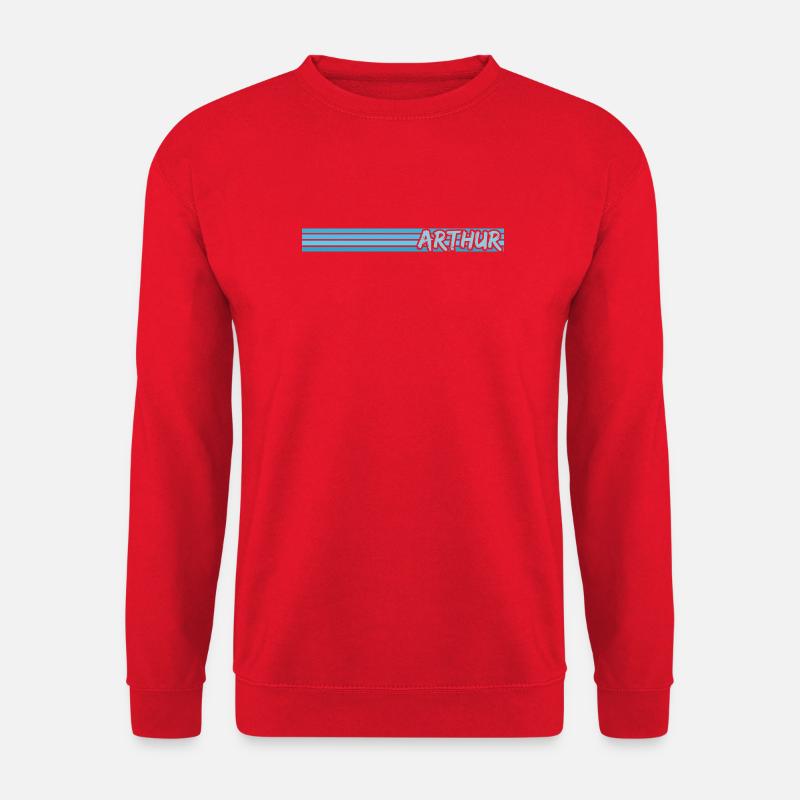 Maennername Arthur - Unisex Pullover - Rot