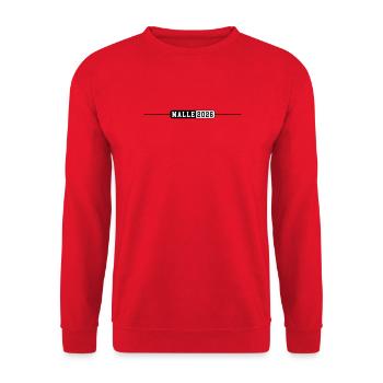 Malle 2026 - Unisex Pullover - Rot - Vorne - Alina (178cm) & Michal (187cm)