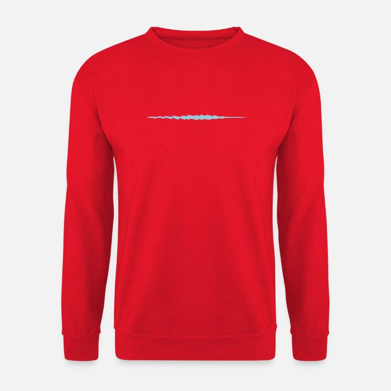 Harpune - Strich - Streifen - Lanze - Unisex Pullover - Rot