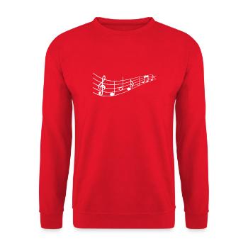 Musique, Musique, Cadeaux, Musique classique, Musique - Sweat-shirt Unisexe - rouge - Devant - Alina (178cm) & Michal (187cm)