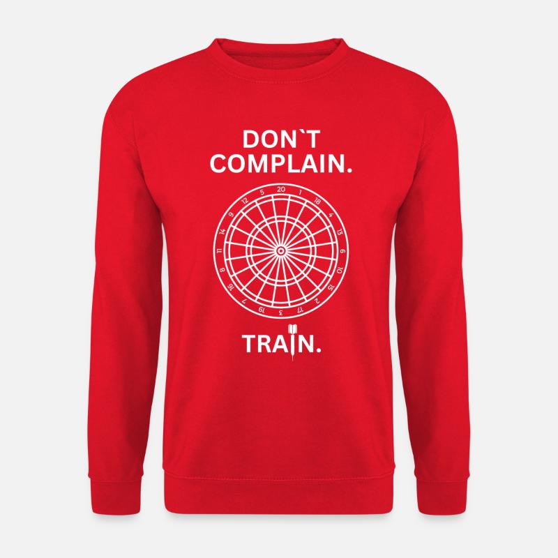 NE VOUS PLAIGNEZ PAS - TRAIN DARTS TWO - Sweat-shirt Unisexe - rouge