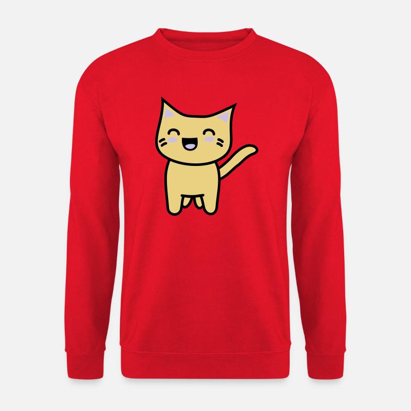 Kawaii Kitteh would be - Unisex Sweatshirt - red