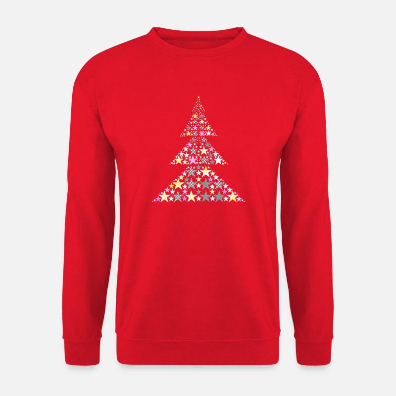 Festlicher Weihnachtsbaum - Unisex Pullover - Rot
