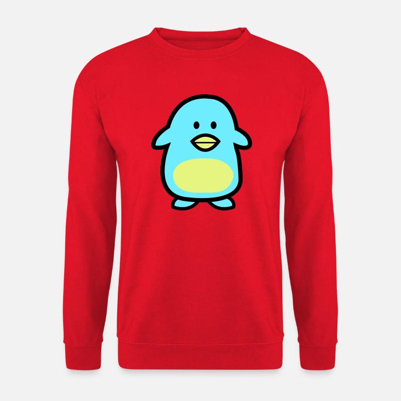 Penguin Comic - Sweat-shirt Unisexe - rouge