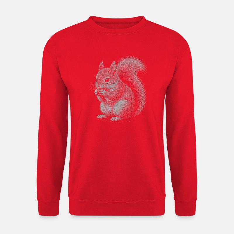Squirrel - Unisex Sweatshirt - red