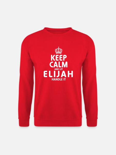 ELIJAH, regel das. - Unisex Pullover - Rot