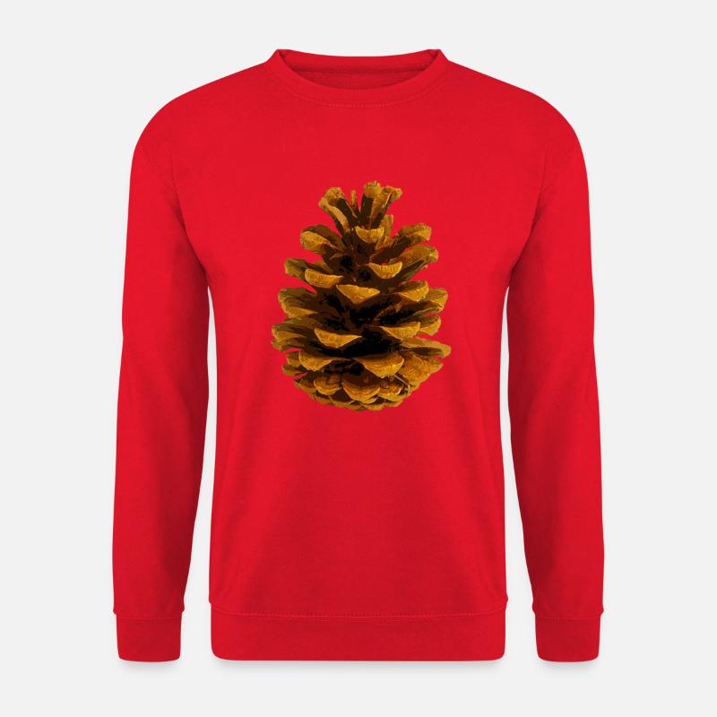 Pine cone - Unisex Sweatshirt - red