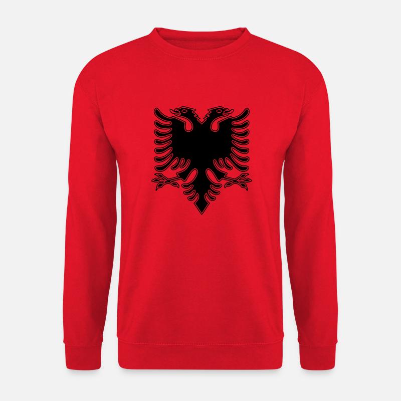 Double Headed Eagle_V2 - Sweat-shirt Unisexe - rouge